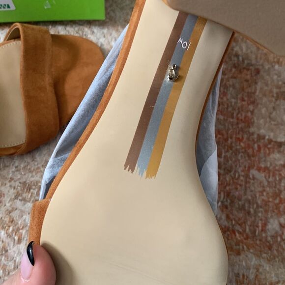 NIB Sam Edelman Yaro Block Heel Brown Suede - Picture 6 of 6